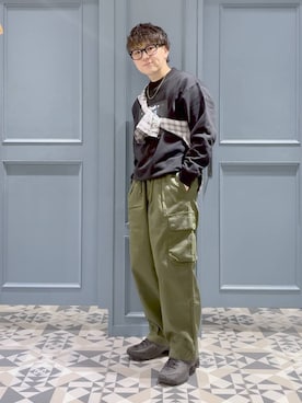 「RAGEBLUE（レイジブルー）のアイテム（アクセサリー）」を使った、はいねさん（メンズ・165cm）の春コーディネート