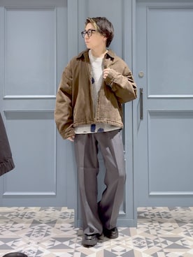「RAGEBLUE（レイジブルー）のアイテム（パンツ）」を使った、はいねさん（メンズ・165cm）の秋コーディネート