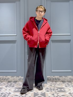 「アイテム（ドレスシューズ）」を使った、はいねさん（メンズ・165cm・20代）の秋コーディネート