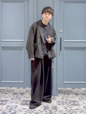 「RAGEBLUE（レイジブルー）のアイテム（アクセサリー）」を使った、はいねさん（メンズ・165cm）の春コーディネート