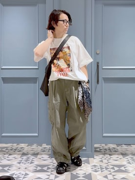 「アイテム（財布/小物）」を使った、はいねさん（メンズ・165cm）の夏コーディネート