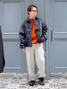 「RAGEBLUE（レイジブルー）のアイテム（ジャケット/アウター）」を使った、はいねさん（メンズ・165cm・20代）の秋コーディネート
