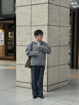 「アイテム（その他トップス）」を使った、SAITO RYOTAさん（メンズ・167cm）の秋コーディネート