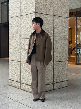 「URBAN RESEARCH（アーバンリサーチ）のMAATEE SONS　EXCLUSIVE SHIRAHAMA（その他パンツ、ベージュ系）」を使った、SAITO RYOTAさん（メンズ・167cm）の秋コーディネート