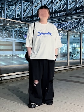 「アイテム（サンダル）」を使った、ぽんぬさん（メンズ・170cm）の秋コーディネート