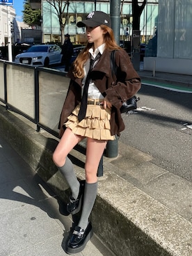 タカハシモエさん(レディース・162cm)の冬コーディネート