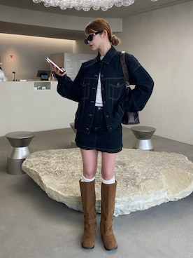 タカハシモエさん(レディース・162cm)の冬コーディネート