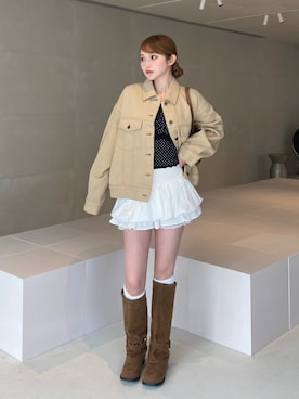 タカハシモエさん（レディース・162cm）の冬コーディネート