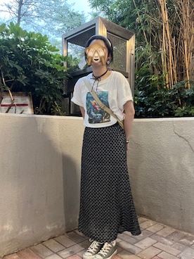 「CONVERSE（コンバース）のアイテム（その他シューズ）」を使った、tseestさん（レディース・150cm）の夏コーディネート