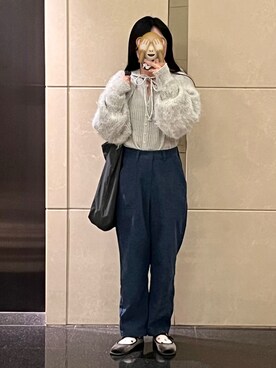 「w closet（ダブルクローゼット）のアイテム（その他アウター）」を使った、tseestさん（レディース・150cm）の春コーディネート