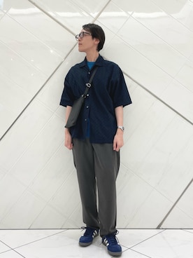 山﨑 亮太さん(メンズ・172cm)の夏コーディネート