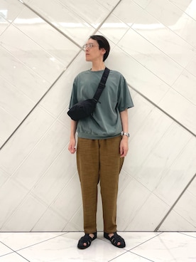 山﨑 亮太さん(メンズ・172cm)の夏コーディネート