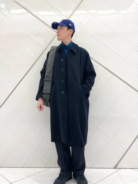 「FORK&SPOON」｜「アイテム（ジャケット/アウター）」を使った、山﨑 亮太さん（メンズ・172cm）の冬コーディネート