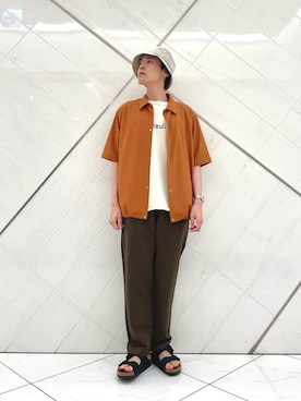 山﨑 亮太さん（メンズ・172cm）の夏コーディネート