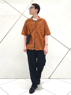 山﨑 亮太さん(メンズ・172cm)の夏コーディネート