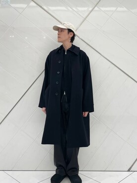 「寒い」｜「アイテム（その他アウター）」を使った、山﨑 亮太さん（メンズ・172cm）の秋コーディネート