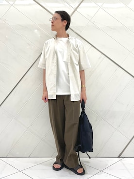 山﨑 亮太さん(メンズ・172cm)の夏コーディネート