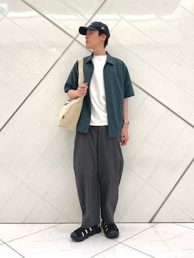 山﨑 亮太さん（メンズ・172cm）の夏コーディネート