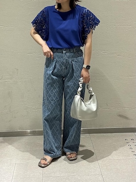 「GIA14190」｜ko219625koさん（レディース・153cm）の夏コーディネート