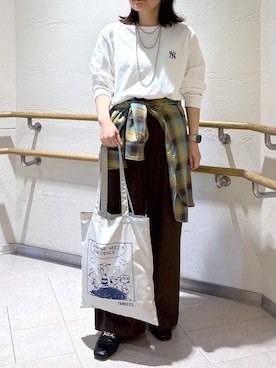 「アイテム（イエロー系）」を使った、ko219625koさん（レディース・154cm・30代）の秋コーディネート