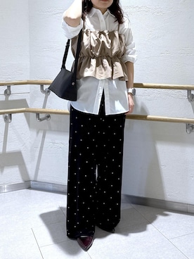 「ROPE' PICNIC（ロペピクニック）のアイテム（ショルダーバッグ）」を使った、ko219625koさん（レディース・154cm）の秋コーディネート