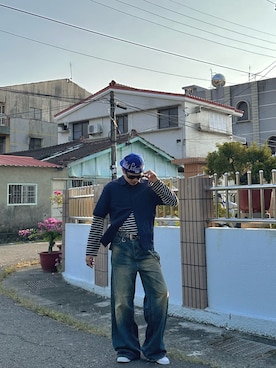 「Sacai（サカイ）のアイテム」を使った、William 蘇 🇹🇼さん（メンズ・170cm）の秋コーディネート