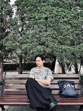 「A.P.C.（アーペーセー）のアイテム（バッグ）」を使った、William 蘇 🇹🇼さん（メンズ・170cm）の夏コーディネート