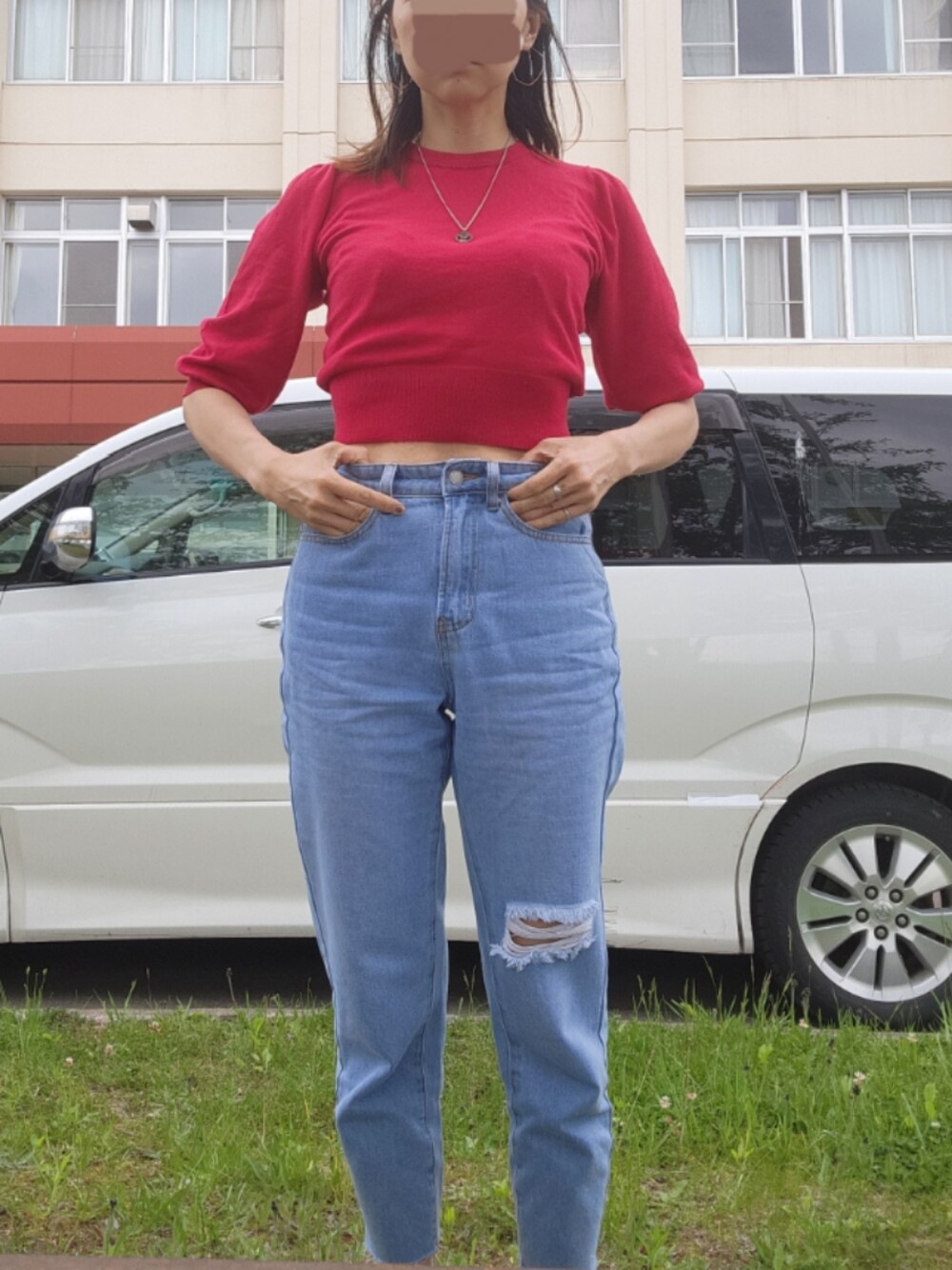 「オトナ女子」｜「dazzlinのアイテム（トップス、レッド系）」を使った、tadamayu111さん（レディース・165cm）の夏コーディネートの1枚目の写真