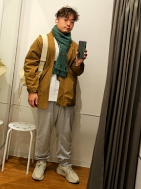 「NERDY（ノルディ）のアイテム」を使った、sukiyaki0202さん（メンズ・171cm）の冬コーディネート