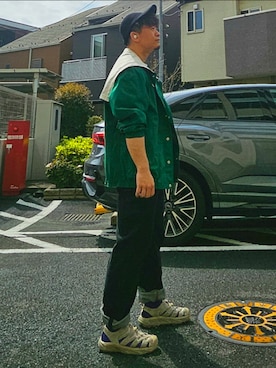 「AIMNAIM（エイムネイム）のアイテム」を使った、sukiyaki0202さん（メンズ・171cm）の春コーディネート