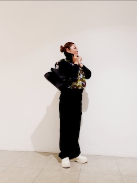 「Desigual（デシグアル）のアイテム（その他アウター）」を使った、Desigual 新宿 STAFFさん（レディース・160cm）の秋コーディネート