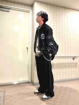 「アイテム（スニーカー）」を使った、ONE-1さん（メンズ・172cm）の秋コーディネート