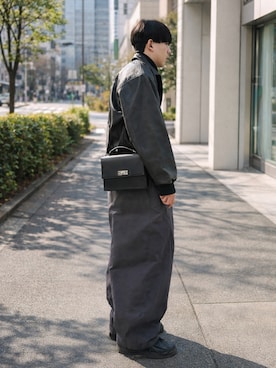 「Perushu（ペルーシュ）のアイテム」を使った、ONE-1さん（メンズ・172cm）の春コーディネート