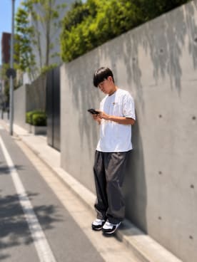 「PBLIM（ページボーイリム）のアイテム」を使った、ONE-1さん（メンズ・171cm）の夏コーディネート