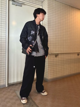 「アイテム（財布/小物、その他）」を使った、ONE-1さん（メンズ・171cm）の秋コーディネート