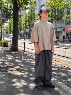 「Spielio（シュピーリオ）のアイテム」を使った、ONE-1さん（メンズ・171cm）の春コーディネート