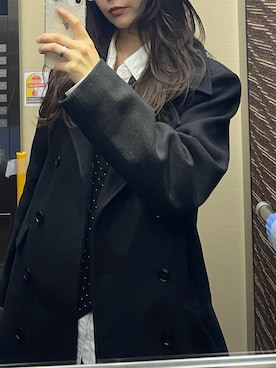 「MOUSSY（マウジー）のアイテム（ジャケット/アウター）」を使った、ひなたさん（レディース・162cm）の春コーディネート