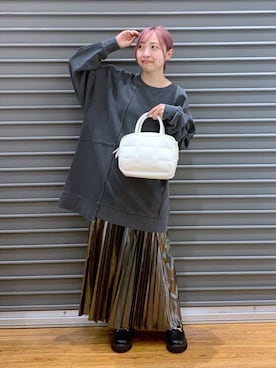 「女子会」｜「アイテム（チュニック）」を使った、daharalepsimさん（レディース・151cm）の秋コーディネート