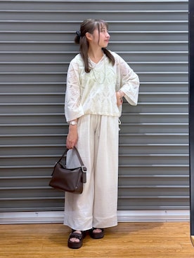 「ワントーン」｜daharalepsimさん（レディース・151cm）の夏コーディネート