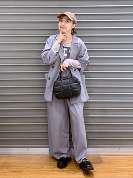 「LEPSIM（レプシィム）の【NEW ERA】ウォッシュ加工キャップ　136173（キャップ）」を使った、daharalepsimさん（レディース・151cm）の夏コーディネート