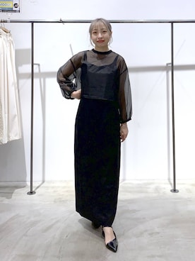 「デート/ロマンティック」｜「アイテム（ドレス）」を使った、daharalepsimさん（レディース・151cm）の夏コーディネート