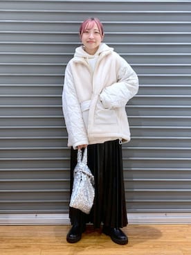 「LEPSIM（レプシィム）のアイテム（ブルゾン）」を使った、daharalepsimさん（レディース・151cm）の秋コーディネート