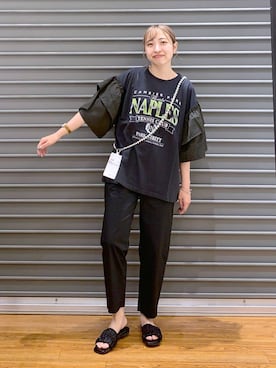「LEPSIM（レプシィム）のアイテム（PC・スマホグッズ/家電）」を使った、daharalepsimさん（レディース・151cm）の夏コーディネート