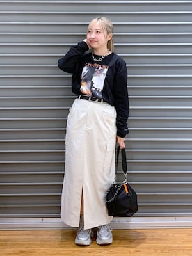 「アイテム（キーホルダー）」を使った、daharalepsimさん（レディース・151cm）の秋コーディネート