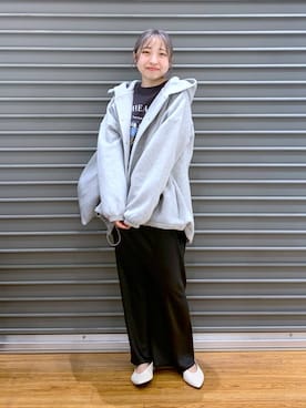 「LEPSIM」｜「アイテム（ブルゾン）」を使った、daharalepsimさん（レディース・151cm）の冬コーディネート