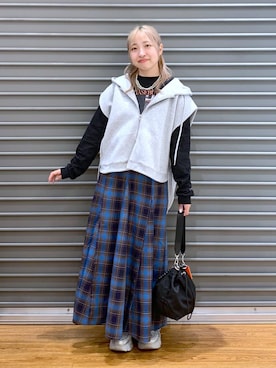 「アイテム（キーホルダー）」を使った、daharalepsimさん（レディース・151cm）の秋コーディネート