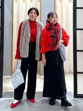 daharalepsimさん（レディース・151cm）の冬コーディネート