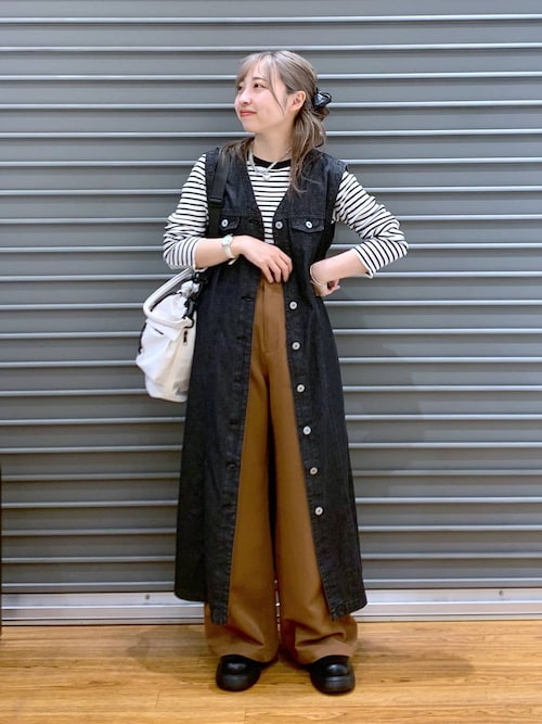 セール】デニムジレワンピース 299923（ワンピース）｜LEPSIM  