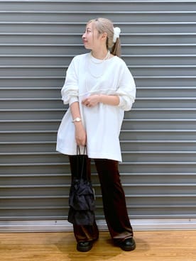 「アイテム（マタニティウェア/グッズ）」を使った、daharalepsimさん（レディース・151cm）の秋コーディネート