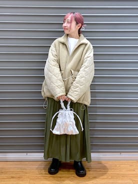 「LEPSIM（レプシィム）のアイテム（ブルゾン）」を使った、daharalepsimさん（レディース・151cm）の秋コーディネート